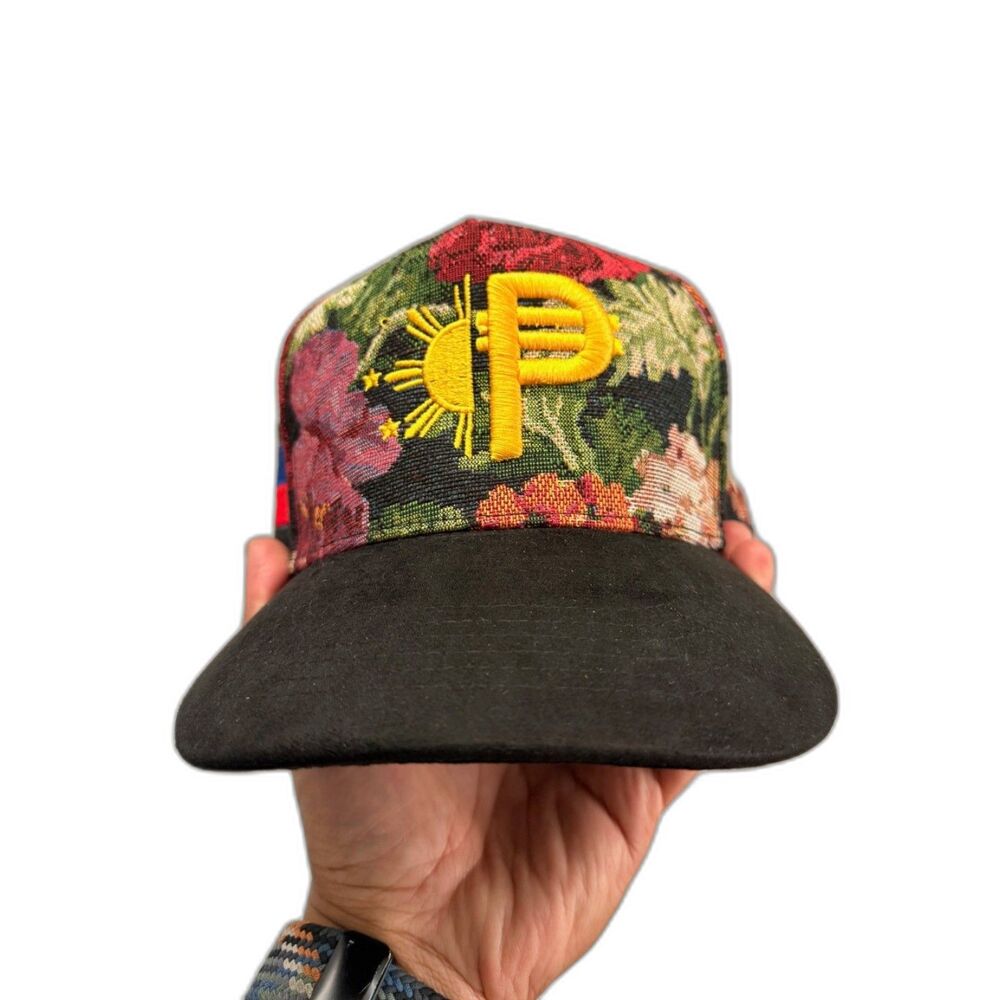 Eazy LA - “LOLA” SnapBack Filipino Peso Hat Floral Pinoy Sun Streetwear Hype
